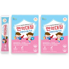 면역대장 아연디시럽 키즈 비타민D 아연 30p, 2개, 300g