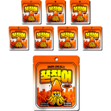 쫀슐랭 쫀징어 핫불닭맛, 50g, 8개