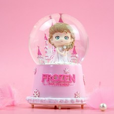 크리스마스오르골마을 티비 기차 트리 오르골 우주 비행사 스탈 공 눈 인어 공주 품 여자 위한 생일 선물 스마스 스탈 공 선물, sku-12