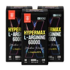 비디컬 하이퍼맥스 고함량 L 아르기닌 60000, 60정, 3박스