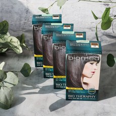 바이오메드 칼라크림 새치머리 흰머리 염색약, 7호흑갈색