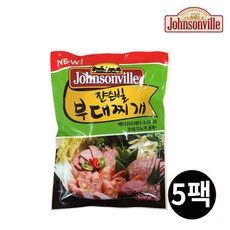 쟌슨빌 [쟌슨빌] 얼큰하고 시원한 오리지널 부대찌개 500g(1~2인분) 5팩, 5개, 500g