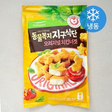 풀무원 동물복지 지구식단 치킨 너겟 오리지널 (냉동), 1000g, 1개