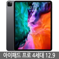 아이패드 프로 4세대 12.9인치 128GB/256GB/512GB 와이파이 셀룰러 기가 정품, 1TB