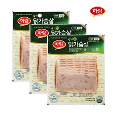 하림-밥싸먹는 닭가슴살슬라이스햄(43gx3봉)x3세트, 43g, 9봉