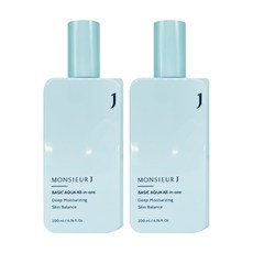 무슈제이 베이직 아쿠아 올인원 200ml 2개 세트