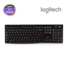 로지텍 무선 키보드 K270, Y-R0015, 혼합색상, 일반형