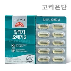 고려은단 알티지 오메가3 40.2g, 60정, 1개