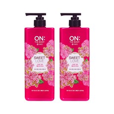 온더바디 스위트 러브 퍼퓸 바디워시 과일향, 900g, 2개