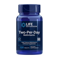 면역력강화 멀티비타민 Life Extension 라이프 익스텐션 투 퍼 데이 120 타블렛 TwoPerDay Multivitamin Tablets 하루 2알로 챙기는 건강