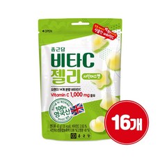 종근당 영국산 비타민C 1000 구미젤리 샤인머스켓 42g 1봉 x 16개, 단품