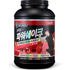 칼로바이 퍼펙트파워쉐이크 대용량 단백질보충제 프로틴 BCAA 딸기맛, 2000g, 1개