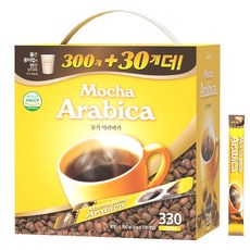 탕비용품 모카아라비카330T/믹스커피/커피/밀크커피/커피믹스 탕비실, 330개입, 1개