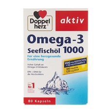 도펠헤르츠 오메가 3 1000mg 80정, 80캡슐, 1세트