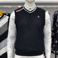 루이까스텔 남성 전판 펀칭 요꼬 믹스 브이넥 조끼 3GTVT401B