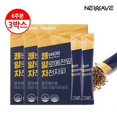 뉴웨이브 쾌변엔 알로에전잎 차전자피 (5.5gX28포)3박스 6주분, 단품, 단품