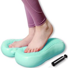 맥슬리 말랑이 스텝퍼 에어쿠션 계단오르기 다이어트 유산소 운동기구, 민트