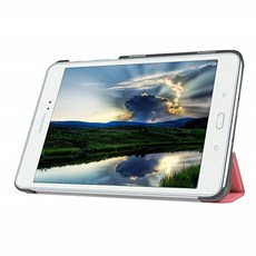 갤럭시탭S2 8.0 SM-T710 T713 T715 스마트북커버케이스, 블랙