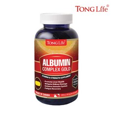 캐나다 해외직구-통라이프 알부민컴플랙스 고함량1000mg- 알부민영양제 1 800mg 200캡슐-1병, 1병, 200정