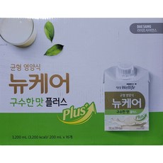 대상웰라이프 뉴케어 구수한맛 아셉틱 200ml x 16팩