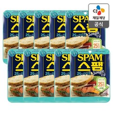 스팸 싱글 25%라이트 80g x 10개