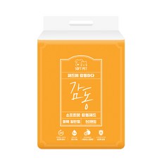 소프트펫 일반형 강아지 감동 패드 감귤향 50매 블랙, 1개