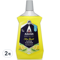 아스토니쉬 바닥 클리너 시트러스 버스트, 1000ml, 2개