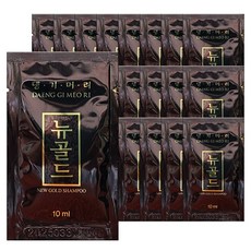 댕기머리 뉴골드 샴푸 10ml X 100개 일회용 탈모케어 한방성분