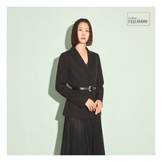[르블랑페이우] 23SS 울 블렌딩 플리츠 자켓
