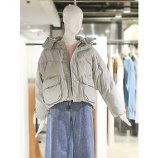 G-CUT (행사) [지컷] 볼륨 후디 구스다운 숏 패딩 자켓 72F2417003