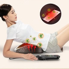 안마기 허리물리치료기 마사지 요추 휴대용 가정용 척추 목 근육 어깨 온열 찜질, C