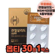 관절살리도 무릎연골 MSN관절영양제 초록잎홍합영양제 상어연골 울금 보스웰리아 글루코사민