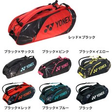 테니스라켓가방 요넥스 여성용 레이디스 테니스 라켓백 BAG2222R, 블랙×블루