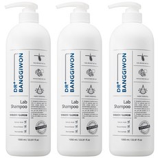 닥터방기원 랩 탈모 증상 완화 샴푸, 1L, 3개