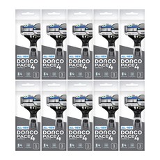 도루코 ALL NEW 페이스 포 4중날 일회용 면도기 FRC100-1P, 1개입, 10개