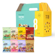 투데이넛 너트한줌 8종 x 5봉 선물세트, 800g, 1세트