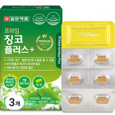 일양약품 프라임 징코 플러스 15g, 3개