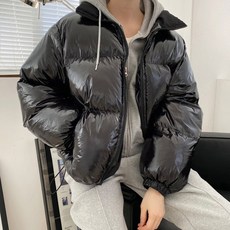 슈가펀 여성용 팔레던 유광 숏 패딩