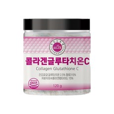 맛있는동행 글루타치온 분말 식약처 HACCP 인증 엘라스틴 저분자 콜라겐 비타민C, 120g, 1병
