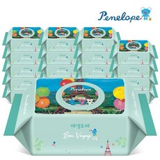 페넬로페 아기물티슈 본보야지 에.펠 캡형 70매 10팩+10팩, 단품