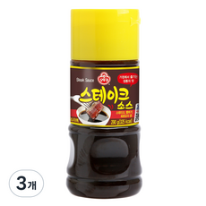 오뚜기 스테이크 소스, 290g, 3개