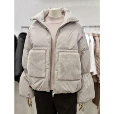 이랜드 [안지크]안지크 퍼포켓배색 덕다운패딩점퍼 DG4FP5110_쇼핑점_ 쇼핑점