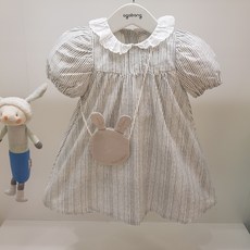 아가방 40% 여름 베이비페어! 동글어깨 소매 원피스 토끼 크로스 가방까지 깜직햐 여름 드레스! 요런 앙증 스타일 꼭 입어보는 거야 원피스! 유아 여름 외출복은 원피스