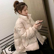 [디아리스] 겨울 여성 오버핏 숏패딩 웰론점퍼 2389W