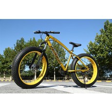팻바이크 펫바이크 풀샥 산악 26인치 MTB 자전거 Jeep 서스펜션 와이드타이어 학생용, 7단 + 24인치cm, E