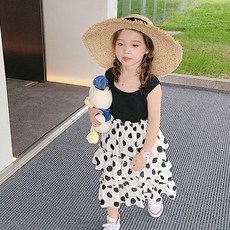 미소파파 여아용 비키 백트임 캉캉 투피스 세트