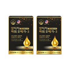 미국직수입 초임계 알티지 rTG 오메가3 120캡슐, 2개, 72.12g