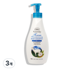 레이비 산양유 폼 바디워시 플로럴코튼향, 1000ml, 3개