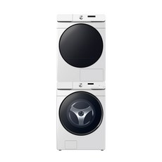 삼성전자 그랑데 세탁기 WF19T6000KW 19kg + 건조기 DV17T8520BW 17kg + 직렬설치 키트 방문설치, WF19T6000KW + DV17T8520BW, 화이트