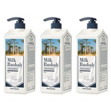 밀크바오밥 헤어트리트먼트 화이트머스크향, 1000ml, 3개